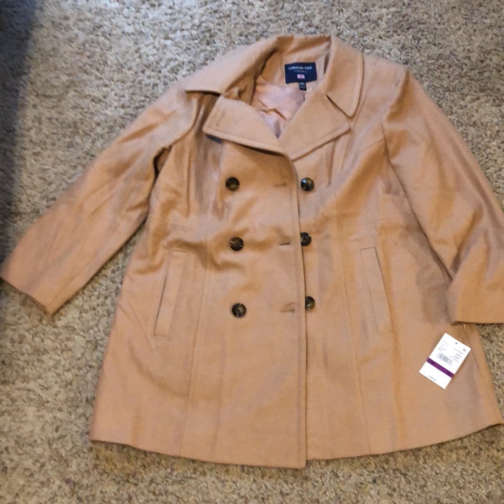 BRAND NEW WITH TAGS. Women's London Fog Double Breasted Wool Peacoat